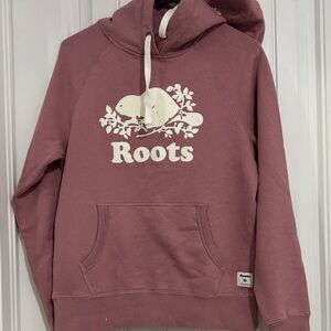 Women’s Roots Mauve Hoodie with Logo